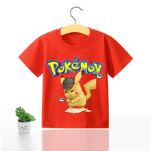 Load image into Gallery viewer, Pokemon Kinder Pikachu T-Shirt für den Sommer viele Motive kaufen
