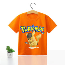 Load image into Gallery viewer, Pokemon Kinder Pikachu T-Shirt für den Sommer viele Motive kaufen
