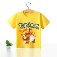 Load image into Gallery viewer, Pokemon Kinder Pikachu T-Shirt für den Sommer viele Motive kaufen
