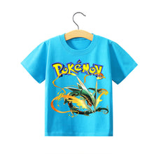 Load image into Gallery viewer, Pokemon Kinder Pikachu T-Shirt für den Sommer viele Motive kaufen
