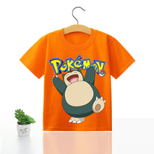 Load image into Gallery viewer, Pokemon Kinder Pikachu T-Shirt für den Sommer viele Motive kaufen
