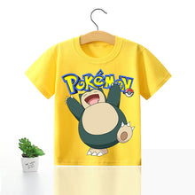Load image into Gallery viewer, Pokemon Kinder Pikachu T-Shirt für den Sommer viele Motive kaufen
