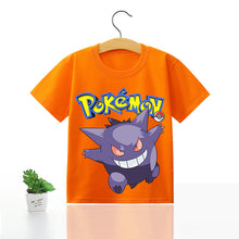 Load image into Gallery viewer, Pokemon Kinder Pikachu T-Shirt für den Sommer viele Motive kaufen
