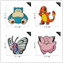 Lade das Bild in den Galerie-Viewer, 16 Stk. Pokémon Stoff-Patches zum Aufnähen kaufen
