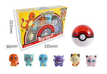 Lade das Bild in den Galerie-Viewer, Pokémon Spielbox mit Pokéball und gesichter-wechselnden Pokémons kaufen
