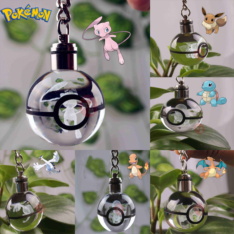 Pokeball Anhänger mit Pokemon Motiven und Farbwechsel kaufen