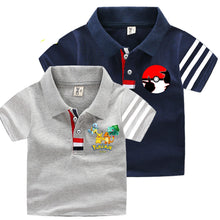 Load image into Gallery viewer, Pokemon Polo Shirts für Kinder mit vielen verschiedenen Motiven für den Sommer kaufen
