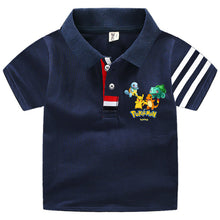 Load image into Gallery viewer, Pokemon Polo Shirts für Kinder mit vielen verschiedenen Motiven für den Sommer kaufen
