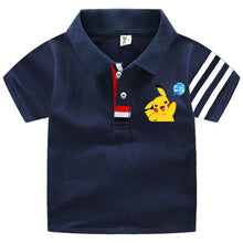 Load image into Gallery viewer, Pokemon Polo Shirts für Kinder mit vielen verschiedenen Motiven für den Sommer kaufen
