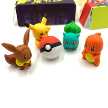 Lade das Bild in den Galerie-Viewer, Pokemon Pikachu 3in1 Radiergummi Set (zufällige Auswahl) kaufen
