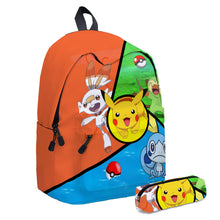 Lade das Bild in den Galerie-Viewer, Pokémon Kinder Schulrucksack und Stiftetui kaufen
