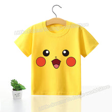 Load image into Gallery viewer, Kinder T-Shirts mit niedlichen Pokemon oder Pikachu Motiven kaufen
