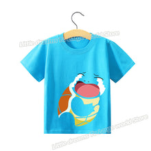 Load image into Gallery viewer, Kinder T-Shirts mit niedlichen Pokemon oder Pikachu Motiven kaufen
