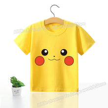 Load image into Gallery viewer, Kinder T-Shirts mit niedlichen Pokemon oder Pikachu Motiven kaufen
