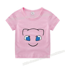 Load image into Gallery viewer, Kinder T-Shirts mit niedlichen Pokemon oder Pikachu Motiven kaufen
