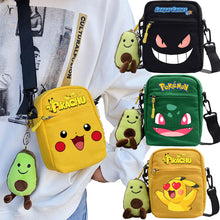 Lade das Bild in den Galerie-Viewer, Canvas Pokemon Messenger Tasche, Slingbag Umhängetasche in vielen Motiven kaufen
