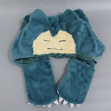 Load image into Gallery viewer, Pokémon Relaxo Snorlax plüschige Cosplay Mütze mit langen Ohren kaufen
