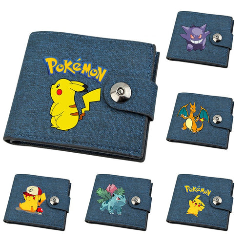 Pikachu, Relaxo etc. - Pokemon Portmonee Geldbörse in vielen Motiven kaufen