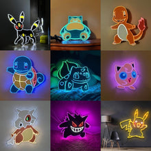 Lade das Bild in den Galerie-Viewer, Pokémon LED Neonlicht Wandlampe kaufen

