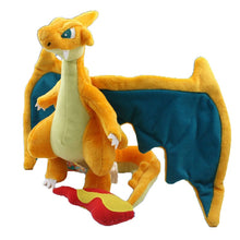 Lade das Bild in den Galerie-Viewer, Mega Charizard / Glurak Plüschtier Figur (ca. 23cm) kaufen
