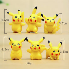 Load image into Gallery viewer, 6 Pikachu PVC Pokeball Figuren (ca.4 cm) kaufen
