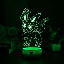 Lade das Bild in den Galerie-Viewer, Eevee / Evoli 3D LED Lampe (9 Motive) Nachtlicht, Tischlampe kaufen
