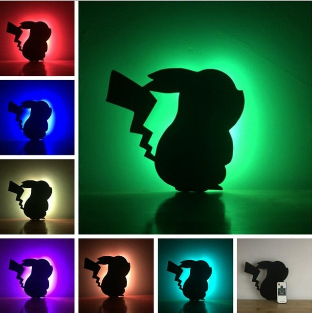 Pokemon Pikachu Lampe - Schatten Wandlampe kaufen