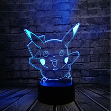 Lade das Bild in den Galerie-Viewer, Pokemon Go 3D LED Lampe mit Farbwechsel (Nachtlicht, Tischlampe) kaufen
