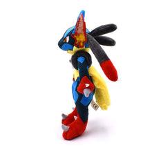 Lade das Bild in den Galerie-Viewer, Mega Lucario Plüsch Figur (ca. 26cm) kaufen
