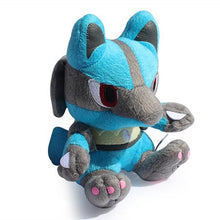 Lade das Bild in den Galerie-Viewer, Lucario Stoff Pokemon (ca. 18cm) kaufen
