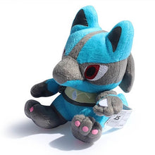 Lade das Bild in den Galerie-Viewer, Lucario Stoff Pokemon (ca. 18cm) kaufen
