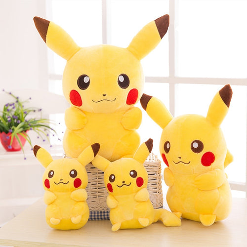 Lachender Pikachu Stofftier Kuscheltier in verschiedenen Größen (20-45cm) kaufen