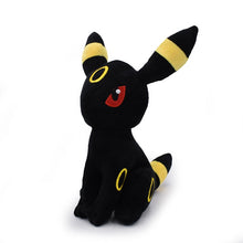 Lade das Bild in den Galerie-Viewer, Sitzender Nachtara / Umbreon Plüsch Pokemon (ca. 25cm) kaufen
