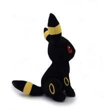 Lade das Bild in den Galerie-Viewer, Sitzender Nachtara / Umbreon Plüsch Pokemon (ca. 25cm) kaufen
