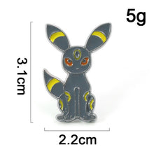 Load image into Gallery viewer, Pokemon Eevee Espeon, Jolteon, Flareon, Vaporeon, Sylveon Anstecker - Pins- Badges kaufen
